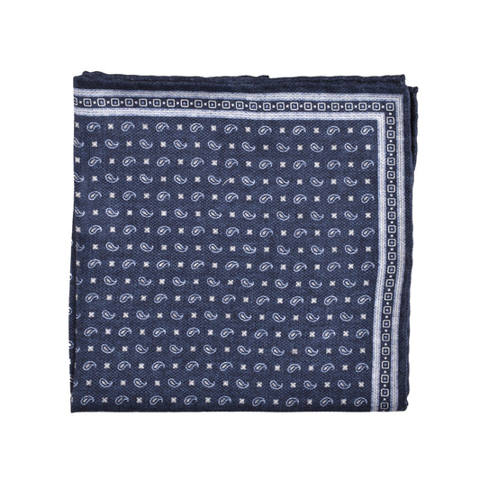 BRUNELLO CUCINELLI MEN'S 100% SILK POCKET SQUARE NEW
