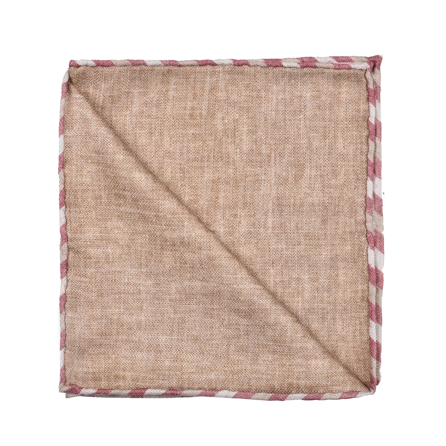 BRUNELLO CUCINELLI MEN'S 100% SILK PLAID POCKET SQUARE