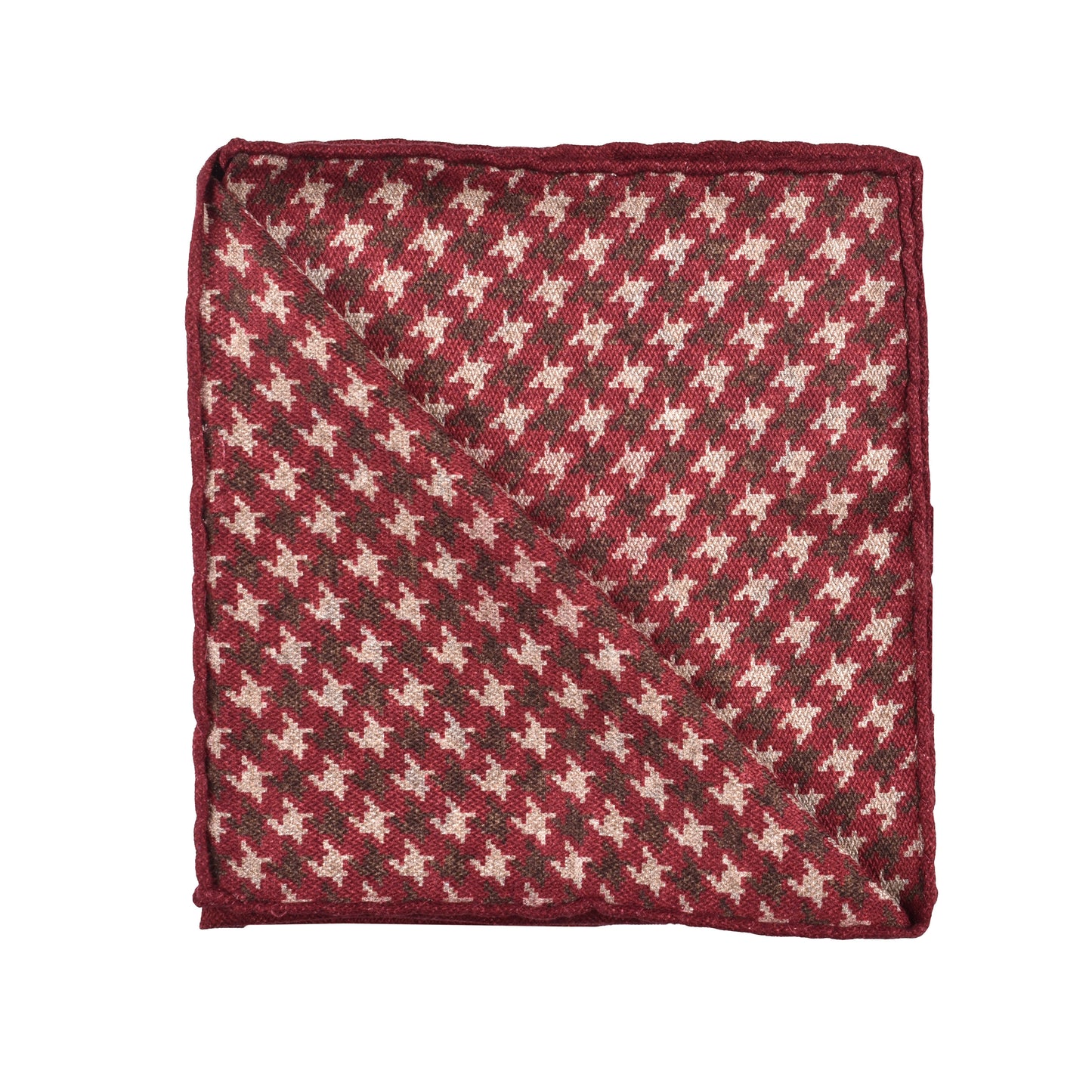 BRUNELLO CUCINELLI MEN'S 100% SILK TWO TONE GEOMETRIC POCKET SQUARE NEW
