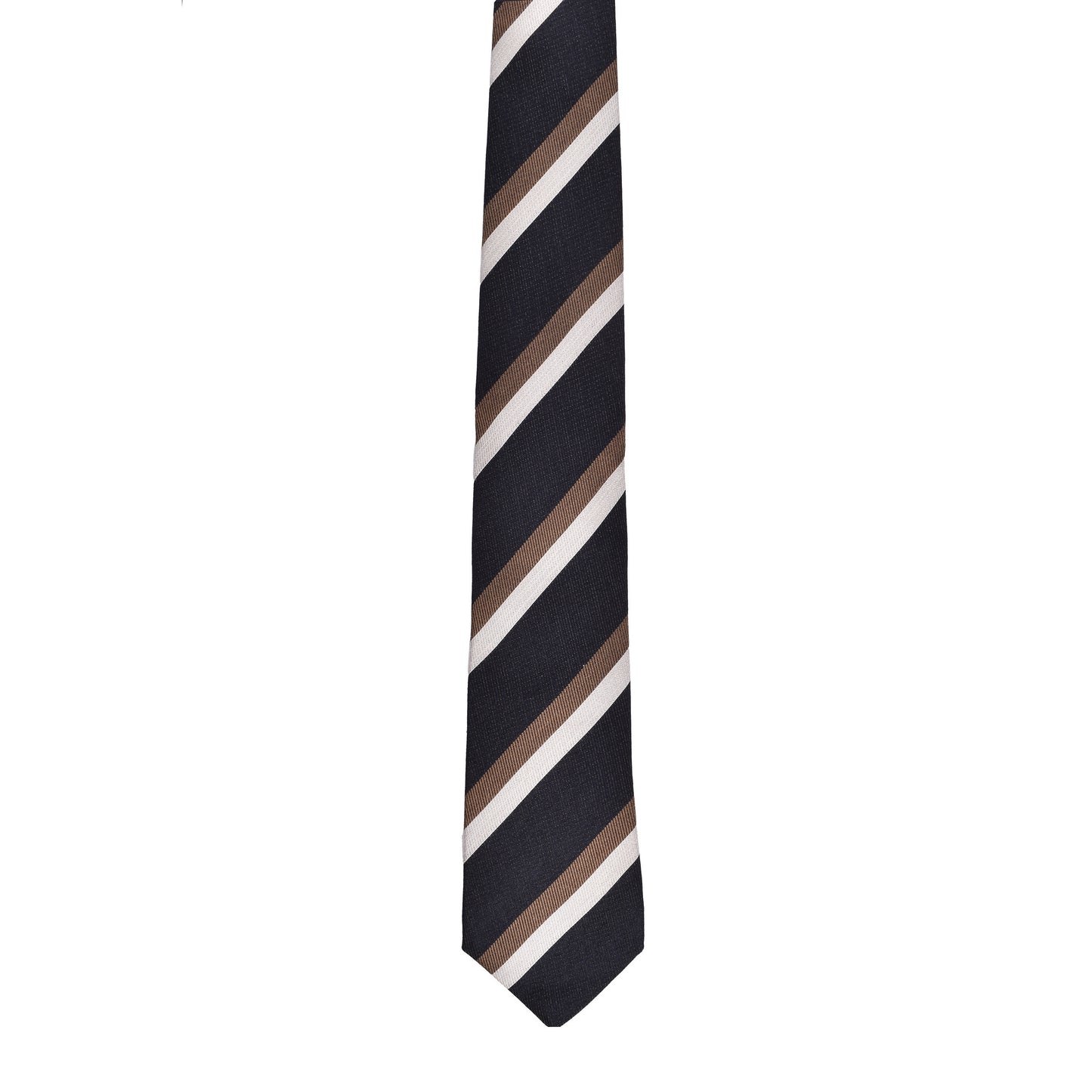 BRUNELLO CUCINELLI MEN'S WOOL BLEND STRIPED TIE NEW