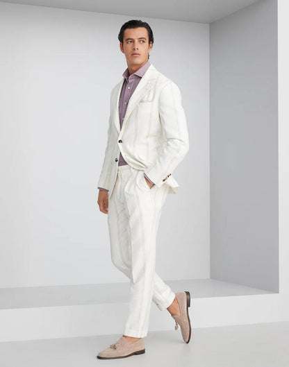 BRUNELLO CUCINELLI MEN'S SUIT MG494LDWH_C001 NWT