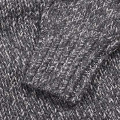 BRUNELLO CUCINELLI MEN'S HEAVY CABLE KNIT CASHMERE TURTLE NECK SWEATER /PULLOVER
