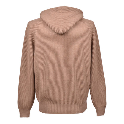 BRUNELLO CUCINELLI MEN'S 100% CASHMERE ATHLETIC STYLE PULL OVER HOODIE /SWEATER