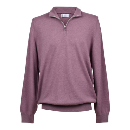 BRUNELLO CUCINELLI MEN'S 100% CASHMERE 1/4 ZIP SWEATER/PULLOVER NEW