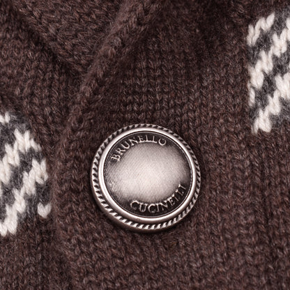 BRUNELLO CUCINELLI MEN'S 100% CASHMERE BUTTON DOWN CARDIGAN SWEATER NEW