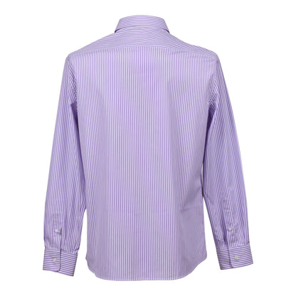 BRUNELLO CUCINELLI MEN'S 100% COTTON EASY FIT STRIPED BUTTON DOWN DRESS SHIRT