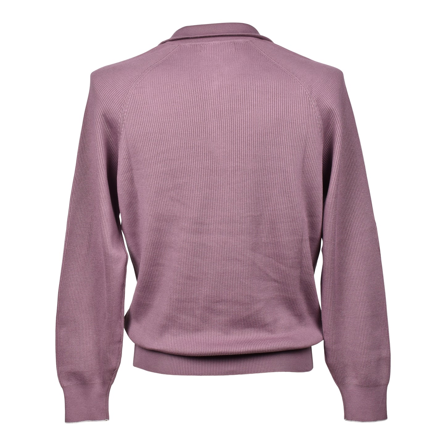 BRUNELLO CUCINELLI MEN'S 100% COTTON 1/4 ZIP RIBBED PULLOVER/SWEATER NEW