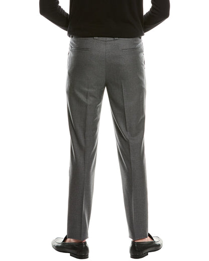 BRUNELLO CUCINELLI MEN'S 100% VIRGIN WOOL CASUAL GRAY PANTS/TROUSERS
