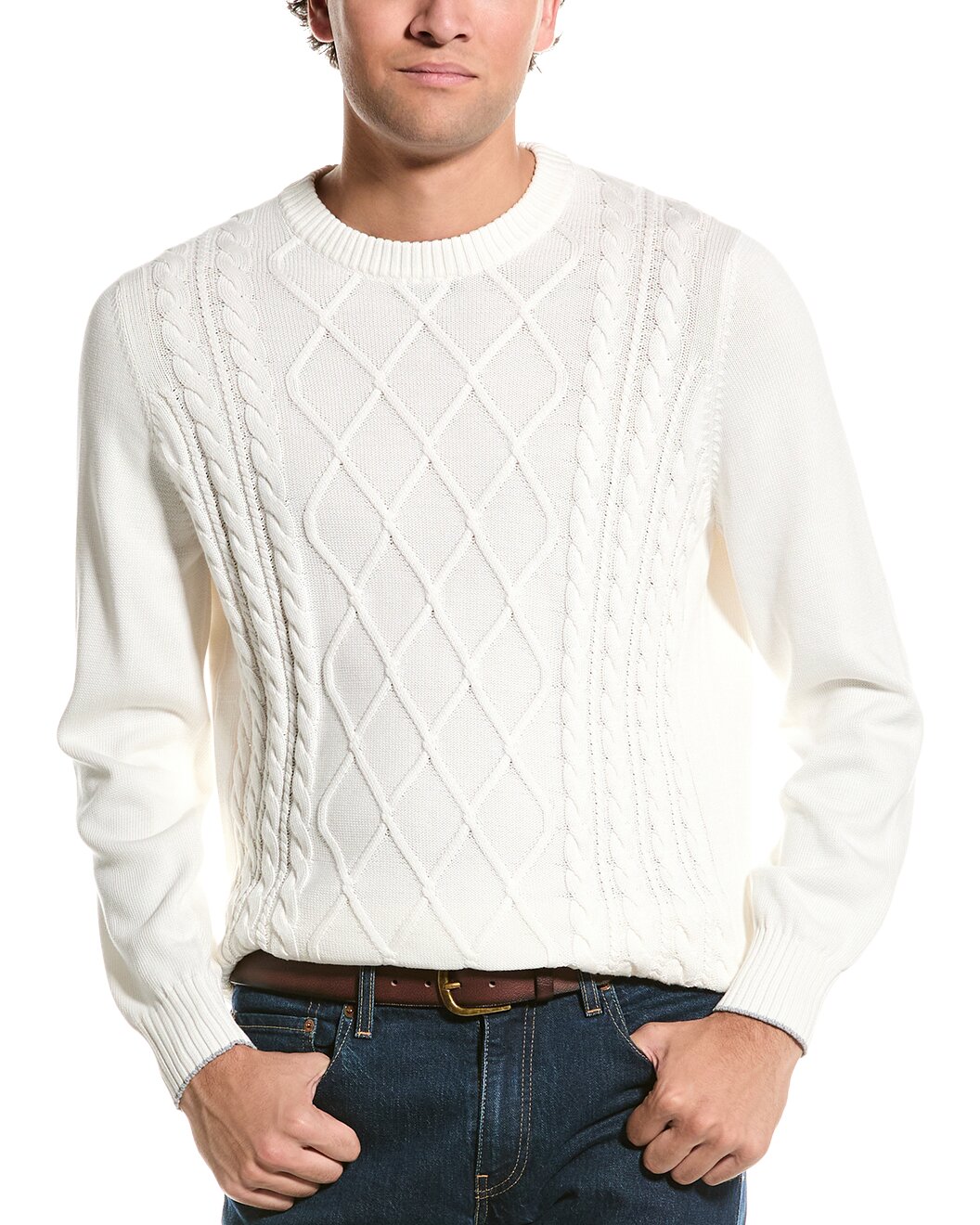 BRUNELLO CUCINELLI MEN'S SWEATER M28706400P_CJ068 NWT