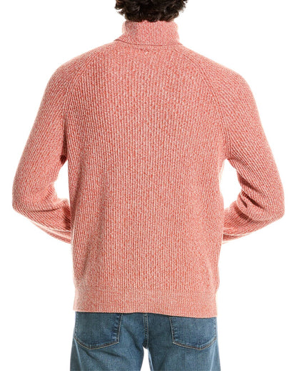 BRUNELLO CUCINELLI MEN'S CASHMERE BLEND CASUAL TURTLENECK SWEATER