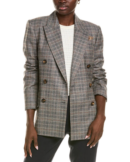 BRUNELLO CUCINELLI WOMEN'S BLAZER MD5132341P_C001 NWT