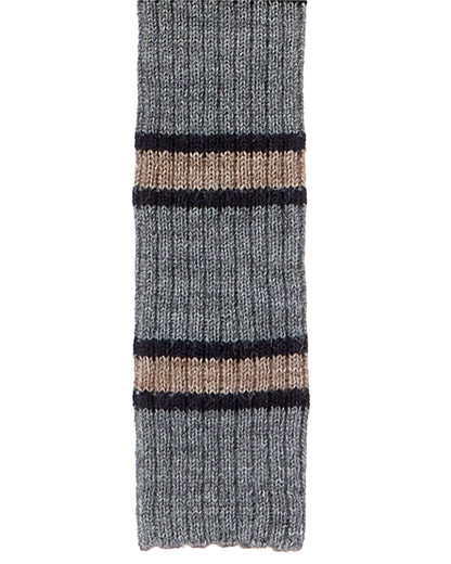 BRUNELLO CUCINELLI MEN'S TWO TONE WOOL BLEND SKINNY KNIT TIE NEW