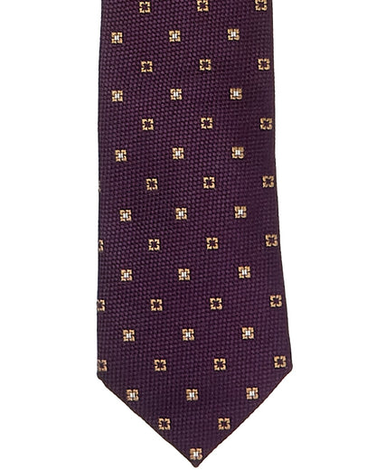 BRUNELLO CUCINELLI MEN'S 100% SILK GEOMETRIC TIE NEW