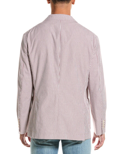 BRUNELLO CUCINELLI MEN'S 100% CASHMERE TWO TONE TURTLENECK SWEATER