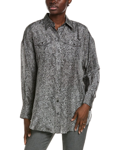 BRUNELLO CUCINELLI WOMEN'S SHIRT MP923RD116_C6903 NWT