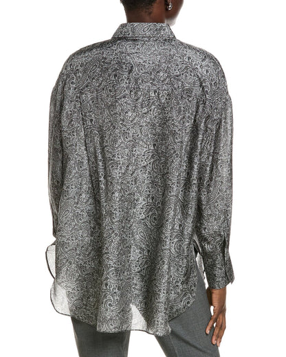 BRUNELLO CUCINELLI WOMEN'S SHIRT MP923RD116_C6903 NWT