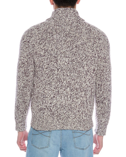 BRUNELLO CUCINELLI MEN'S CASHMERE BLEND ZIP UP CARDIGAN STYLE HEAVY KIT SWEATER