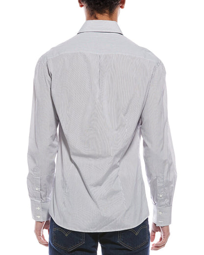BRUNELLO CUCINELLI MEN'S CASUAL SLIM FIT LONG SLEEVE BUTTON DOWN SHIRT NEW