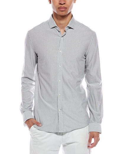 BRUNELLO CUCINELLI MEN'S SHIRT MTS836699_C9074 NWT