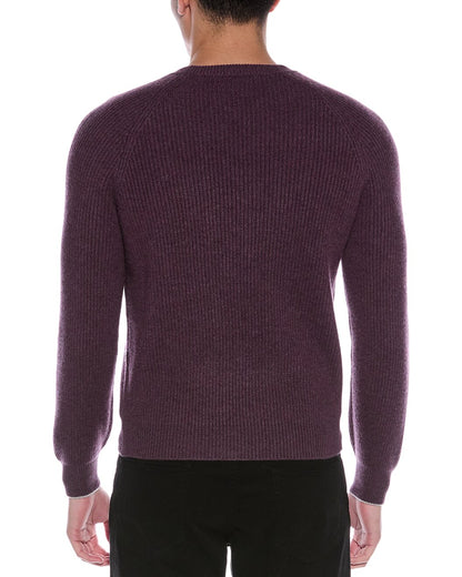 BRUNELLO CUCINELLI MEN'S 100% CASHMERE CREW NECK KNIT SWEATER/PULLOVER