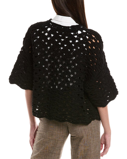 BRUNELLO CUCINELLI WOMEN'S SWEATER M8E368116_C101 NWT
