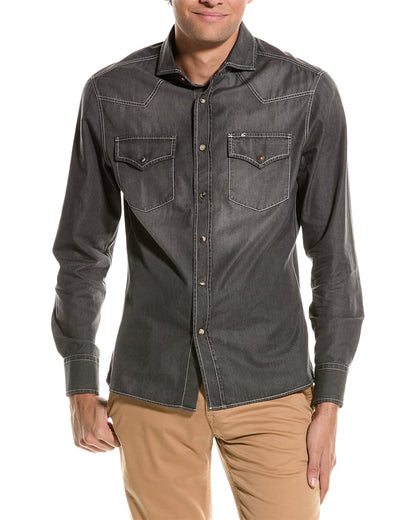 BRUNELLO CUCINELLI MEN'S SHIRT M0U414008_CFT43 NWT