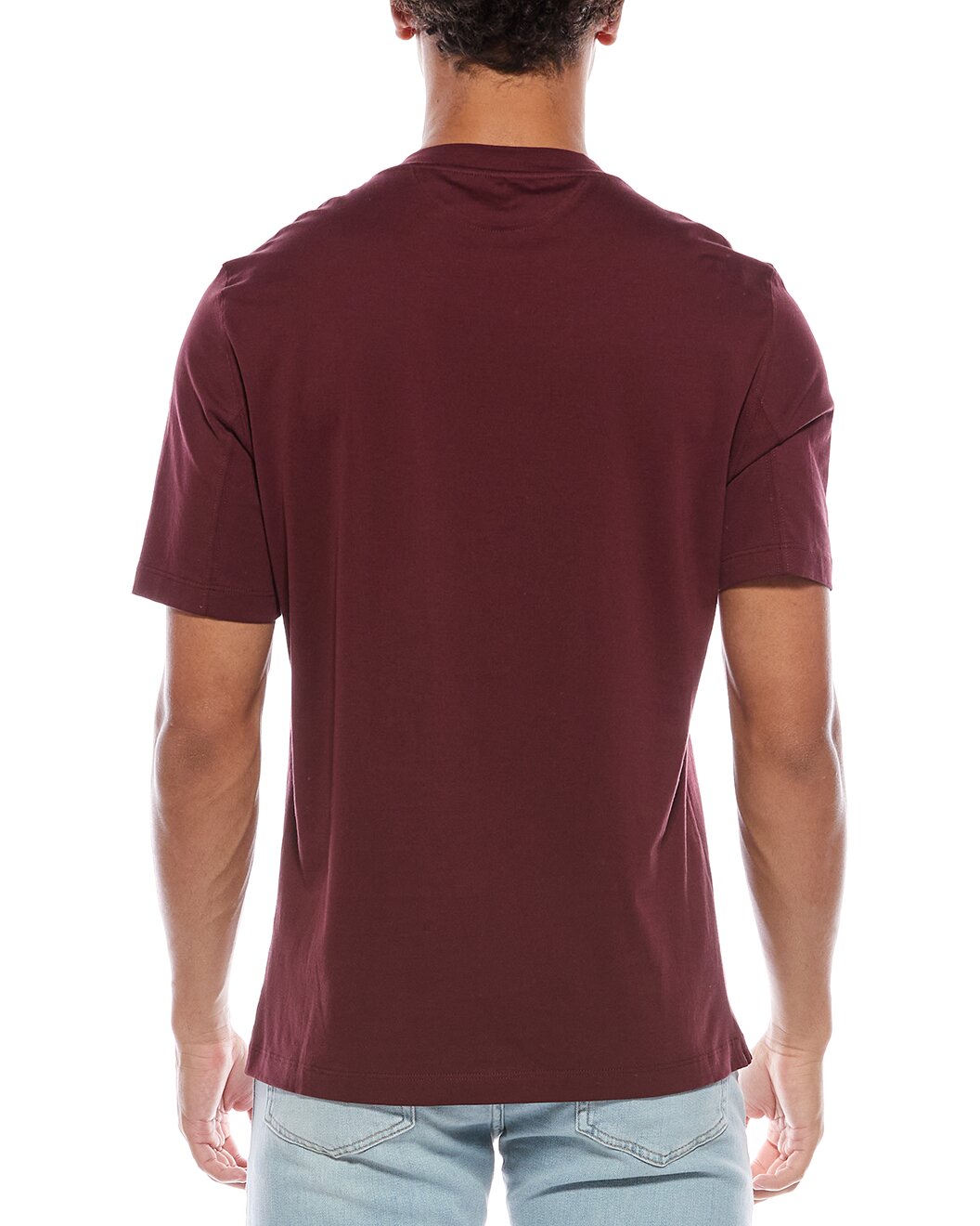 BRUNELLO CUCINELLI MEN'S 100% COTTON CREW NECK SHORT SLEEVE LOGO T-SHIRT NEW