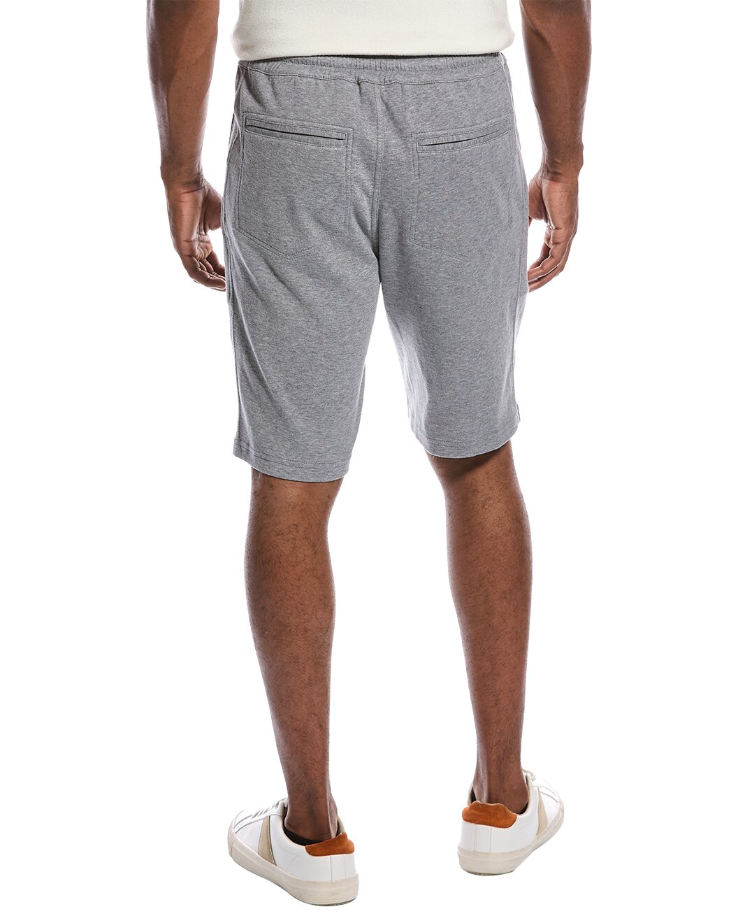 BRUNELLO CUCINELLI MEN'S COTTON BLEND JERSEY DRAWSTRING FASHION GYM SHORT PANTS