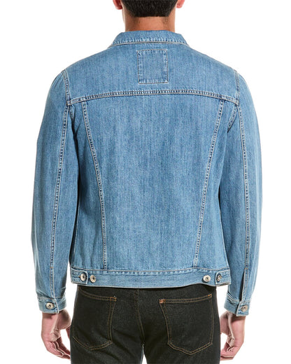 BRUNELLO CUCINELLI MEN'S 100% COTTON DENIM OUTERWEAR JACKET NEW