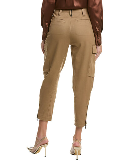 BRUNELLO CUCINELLI WOMEN'S CARGO STYLE CASUAL PANTS/TROUSERS