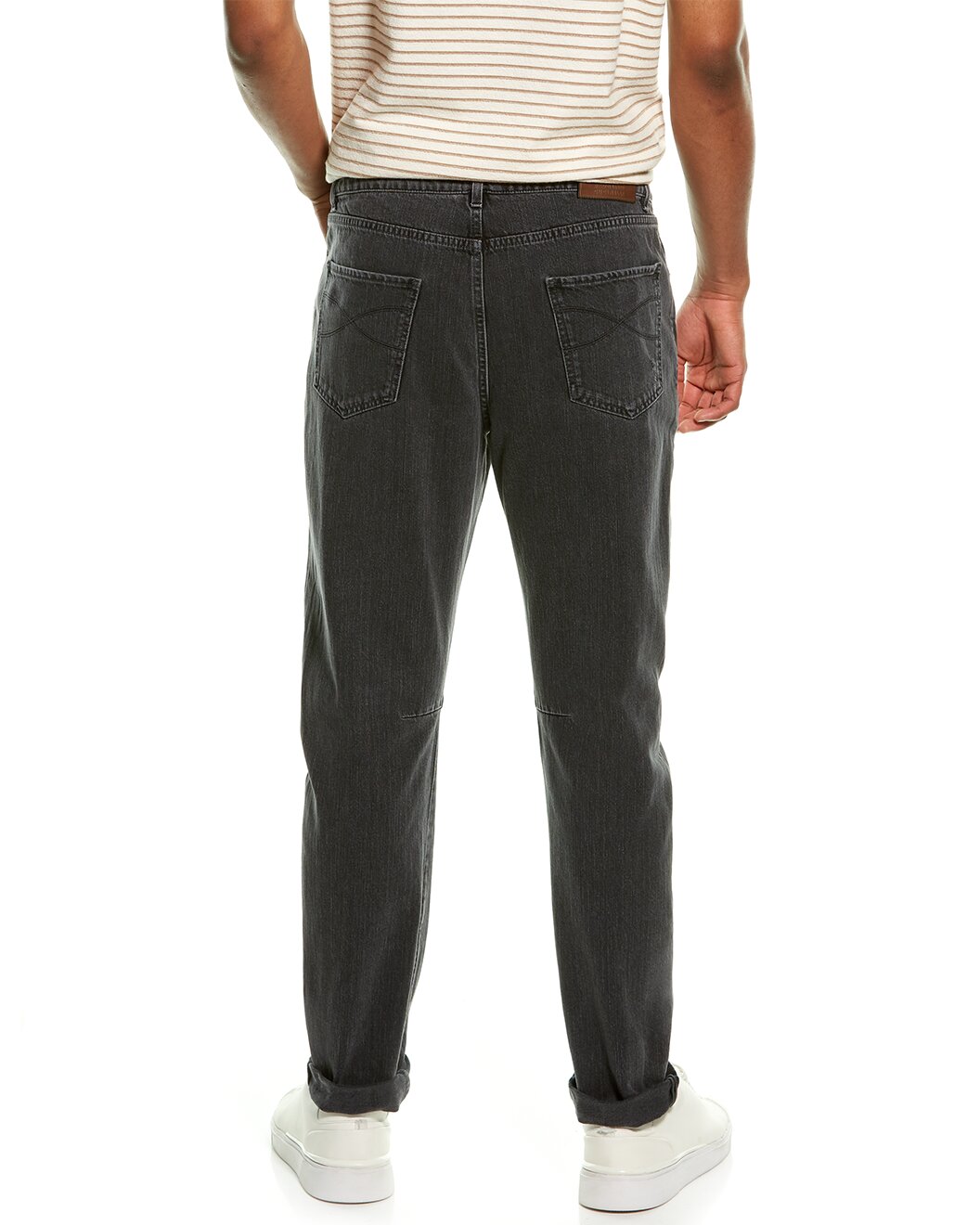 BRUNELLO CUCINELLI MEN'S 5 POCKET DENIM JEANS STYLE LEISURE FIT COTTON PANTS NEW