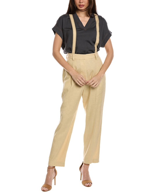 BRUNELLO CUCINELLI WOMEN'S PANTS MF591P7887_C8605 NWT