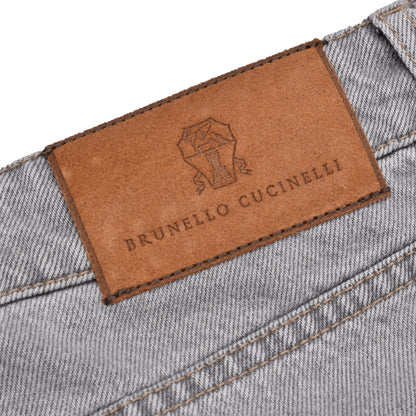 BRUNELLO CUCINELLI MEN'S LEISURE FIT FIVE POCKET DENIM STYLE JEAN PANTS NEW