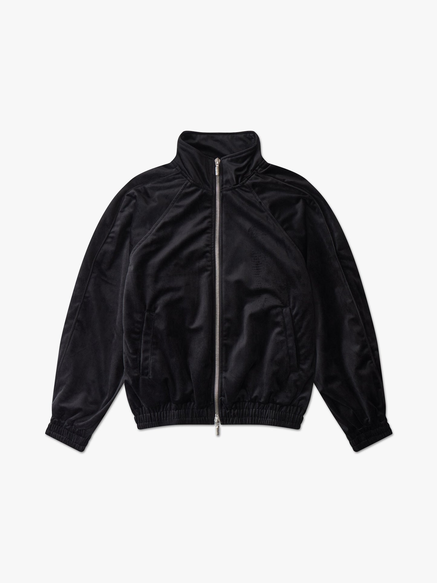 RHUDE MEN'S VELVET TRACK JACKET