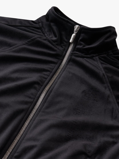 RHUDE MEN'S VELVET TRACK JACKET