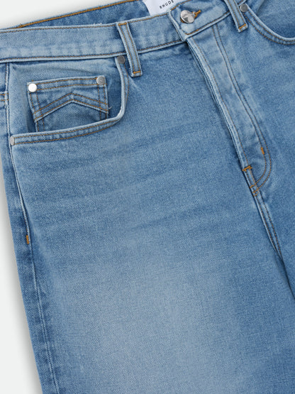 RHUDE MEN'S WIDE LEG DENIM