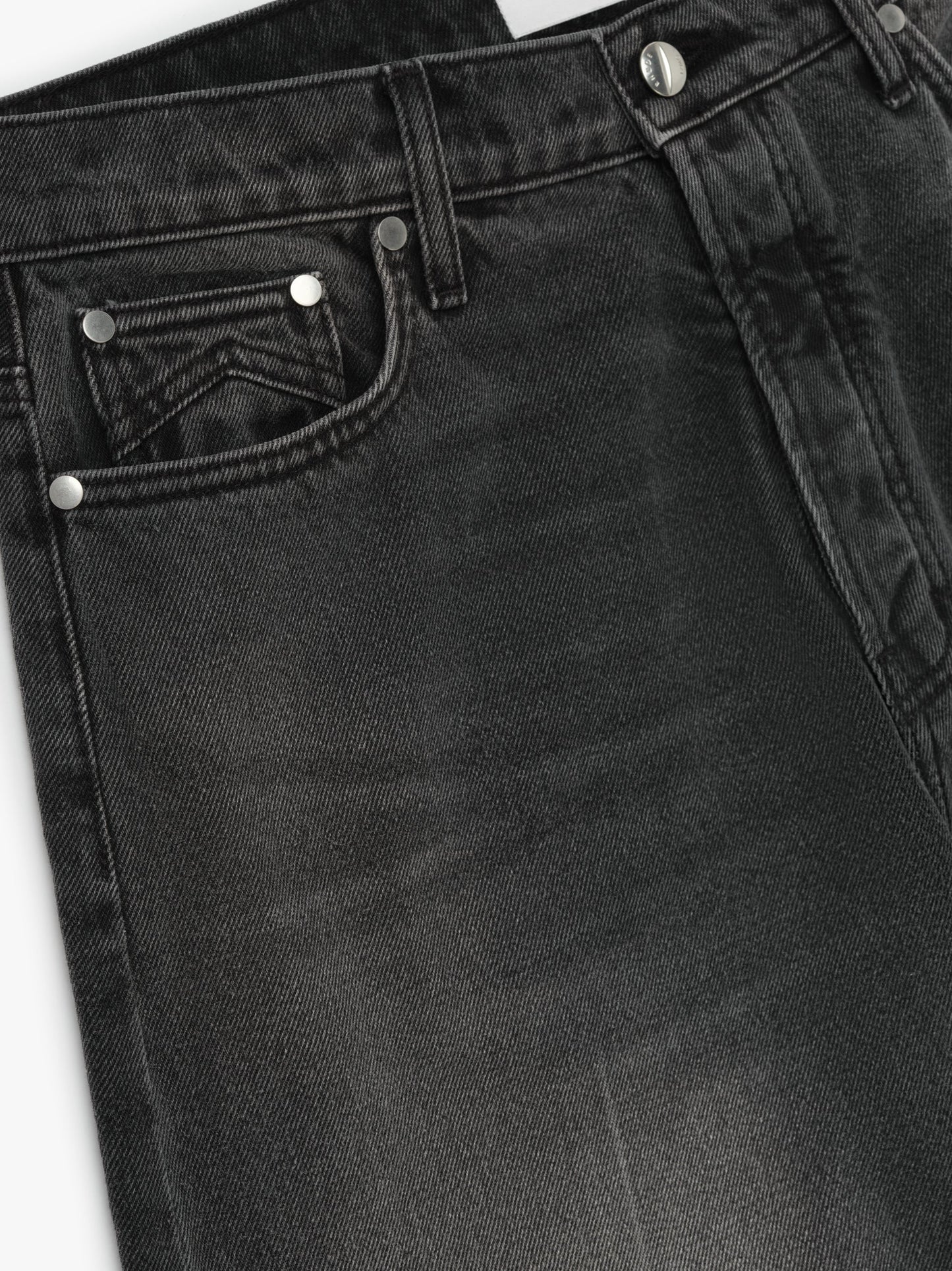 RHUDE MEN'S WIDE LEG DENIM