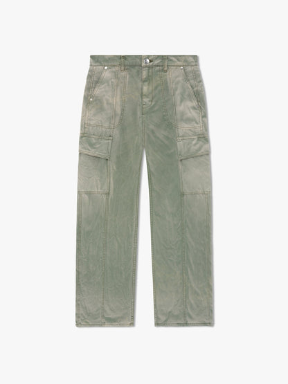 RHUDE MEN'S CANVAS CARGO PANT