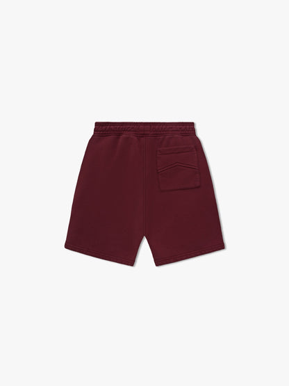 RHUDE MEN'S SWEATSHORT BURGUNDY