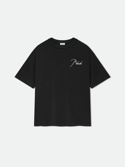 RHUDE MEN'S REVERSE TEE VTG BLACK