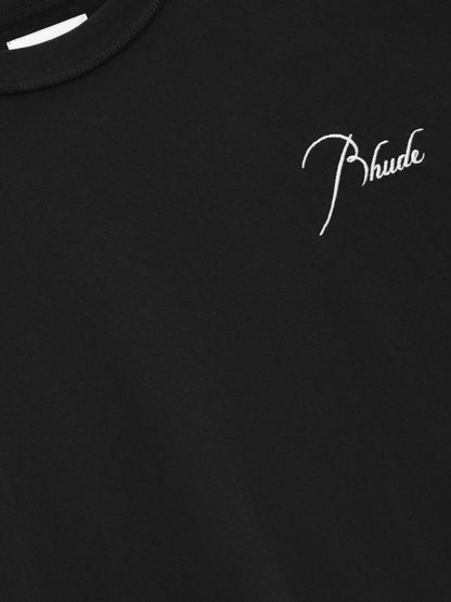 RHUDE MEN'S REVERSE TEE VTG BLACK