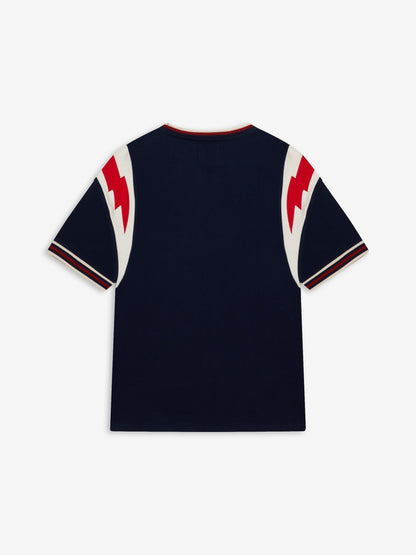 RHUDE MEN'S LIGHTING RINGER TEE