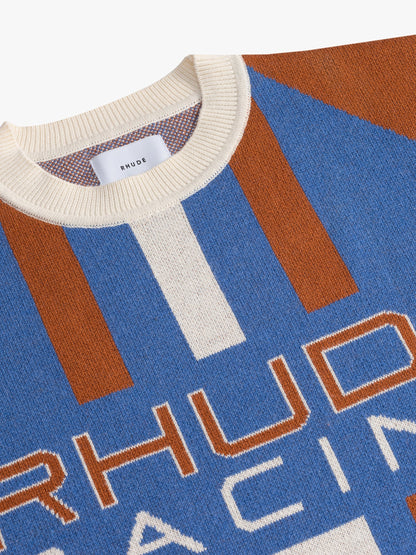 RHUDE MEN'S PAVIL KNIT CREWNECK