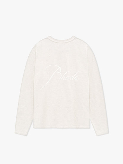 RHUDE MEN'S LS REVERSE TEE