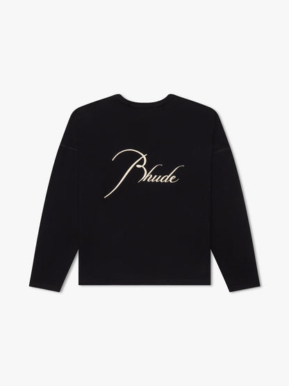 RHUDE MEN'S LS REVERSE TEE