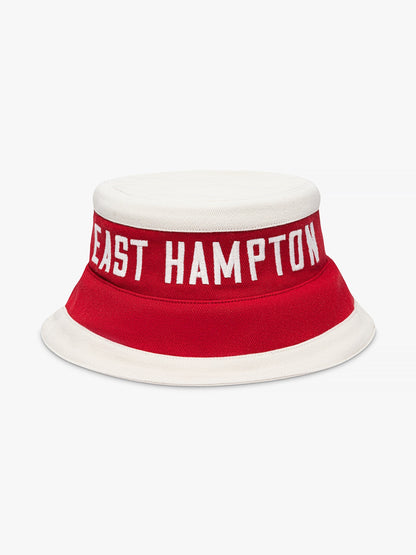 RHUDE MEN'S EAST HAMPTON BUCKE RED/CREAM