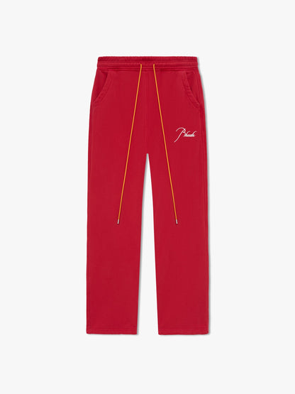 RHUDE MEN'S SWEATPANT VTG RED