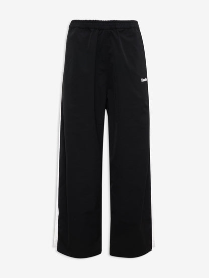 RHUDE WOMEN'S AMARINO TRACK PANT BLACK/WHITE