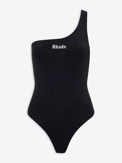 RHUDE WOMEN'S ONE-PIECE SWIM BLACK
