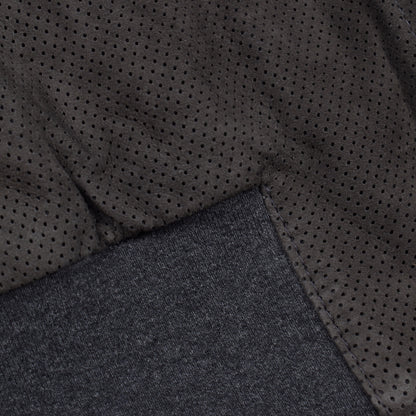 BRUNELLO CUCINELLI MEN'S TWO TONE ATHLETIC SUEDE HOODIE VEST/JACKET